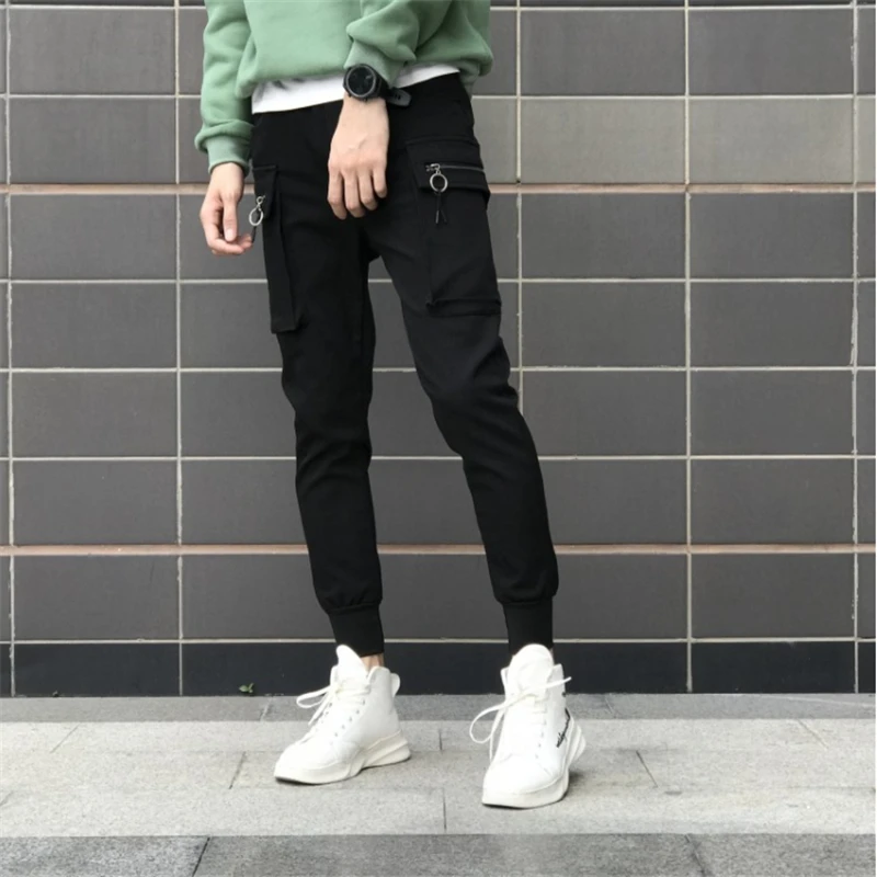 Luxury men's fashion street jogging youth casual summer pants brand