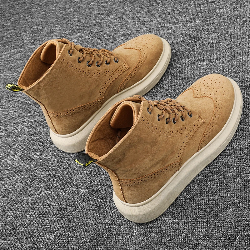 Men Winter Plus Velvet Thicken Platform Increased Warm Cotton Shoes 2021 Autumn New Trend Male Canvas High Top Casual Sneakers
Men Winter Plus Velvet Thicken Platform Increased Warm Cotton Shoes 2021 Autumn New Trend Male Canvas High Top Casual Sneakers