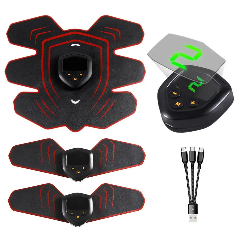 EMS мышц Электро стимулятор мышц живота, тонер Abs с ЖК-дисплей Дисплей USB Перезаряжаемые Фитнес обучение Шестерни Ab пояс
EMS мышц Электро стимулятор мышц живота, тонер Abs с ЖК-дисплей Дисплей USB Перезаряжаемые Фитнес обучение Шестерни Ab пояс