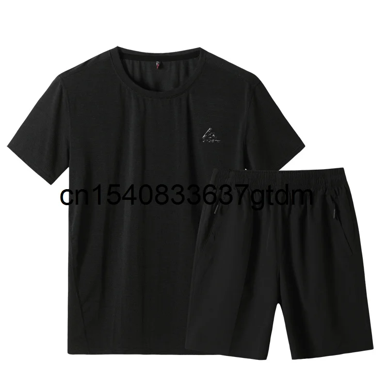 Summer 2021 thin men's fattening plus size fashion casual round neck quick drying short sleeve T-shirt shorts
Summer 2021 thin men's fattening plus size fashion casual round neck quick drying short sleeve T-shirt shorts