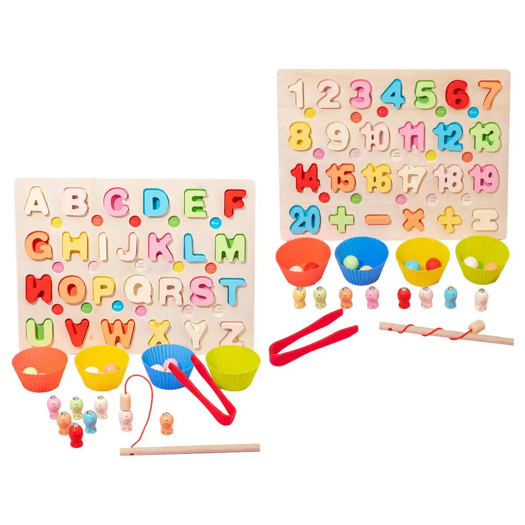 Mathematical Toy Wooden Educational Toys Puzzle Fishing Game Table Game Clip Beads Toys Toys Boys Girls Children Gifts
Mathematical Toy Wooden Educational Toys Puzzle Fishing Game Table Game Clip Beads Toys Toys Boys Girls Children Gifts