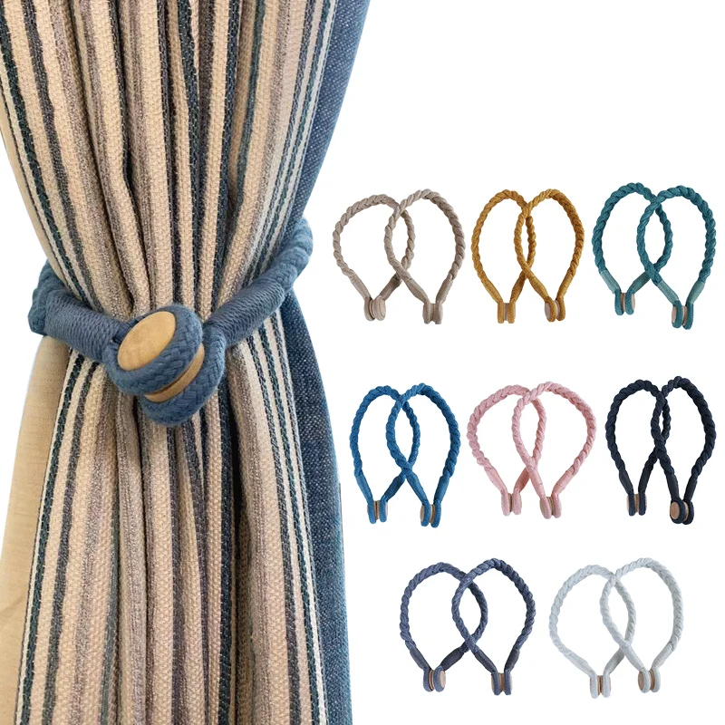 2pcs Simple Log curtain buckle Handmade Magnetic Curtain Tieback Curtain Holder Clip Holdback for Home Decor
2pcs Simple Log curtain buckle Handmade Magnetic Curtain Tieback Curtain Holder Clip Holdback for Home Decor