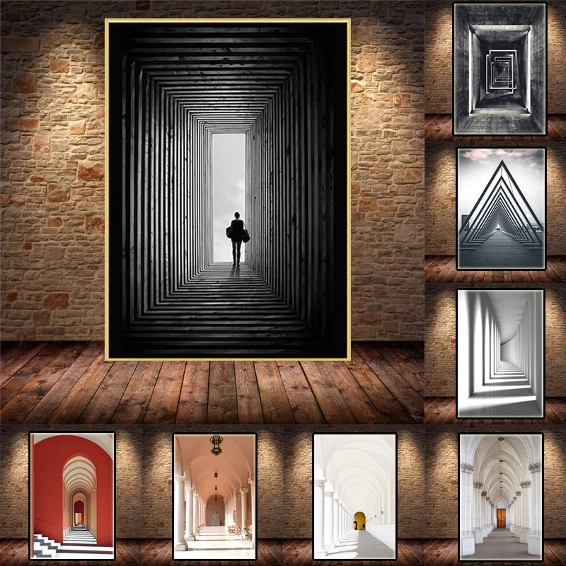 Nordic Abstract Building Church Canvas Painting Retro Infinite Corridor Posters Prints Cuadros Wall Art Picture Room Home Decor
Nordic Abstract Building Church Canvas Painting Retro Infinite Corridor Posters Prints Cuadros Wall Art Picture Room Home Decor