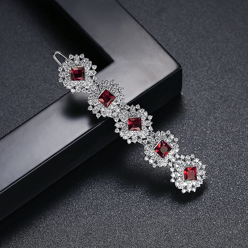 LUOTEEMI Wedding Hair Accessories for Women Cubic Zirconia Hair Clip Bijoux Cheveux Bridal Headwear Tocados Para El Pelo De Muje
LUOTEEMI Wedding Hair Accessories for Women Cubic Zirconia Hair Clip Bijoux Cheveux Bridal Headwear Tocados Para El Pelo De Muje
