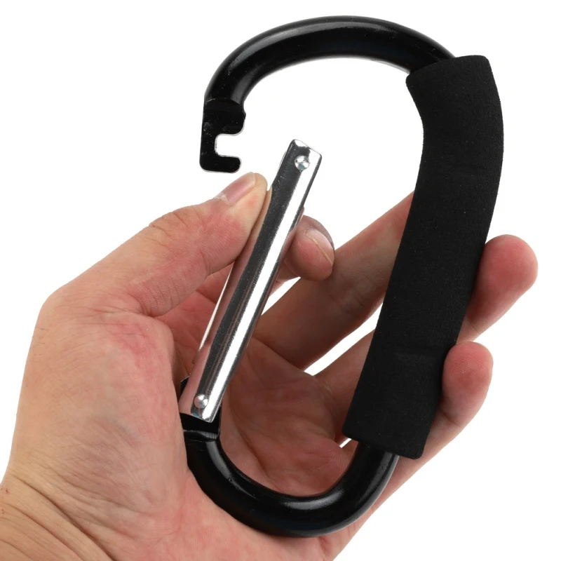 1 pc Large D-shape Aluminum Alloy Carabiner Quick-release Soft Handle Outdoor Camping Buckle Hook Keychain Clip
1 pc Large D-shape Aluminum Alloy Carabiner Quick-release Soft Handle Outdoor Camping Buckle Hook Keychain Clip