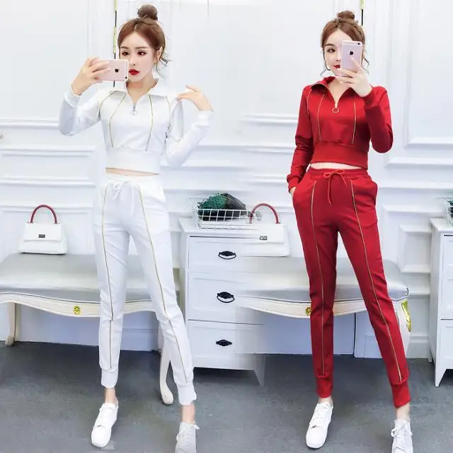 Women 2021 Spring Autumn 2 Pieces Set Female Solid Sweatshirt Set Casual Long Sleeve Tops and Pants Tracksuit Suit Outfits C358
Women 2021 Spring Autumn 2 Pieces Set Female Solid Sweatshirt Set Casual Long Sleeve Tops and Pants Tracksuit Suit Outfits C358