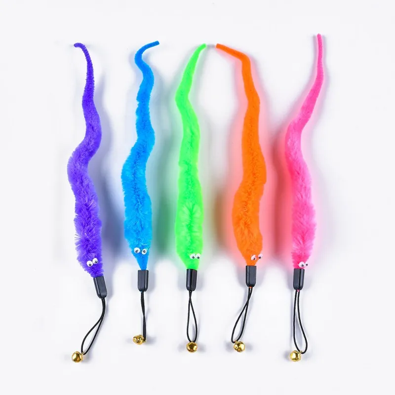 5PCS/Set Pet Catcher Toy Replacement Of Worms With Bell For Interactive Cat And Kitten Toy Wands Soft Comfortable New Arrival
5PCS/Set Pet Catcher Toy Replacement Of Worms With Bell For Interactive Cat And Kitten Toy Wands Soft Comfortable New Arrival