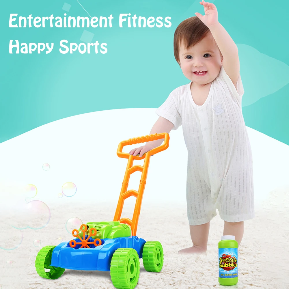 Electronic Bubble Mower Walker Bubble Blower Machine with Music Outdoor Game Push Toys for ages 26 Children like-minded
Electronic Bubble Mower Walker Bubble Blower Machine with Music Outdoor Game Push Toys for ages 26 Children like-minded