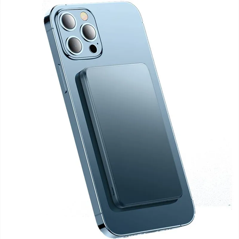 Magnetic Power Bank Ultra-thin Back Clip 15W Wireless Charging Power Bank External Mobile Phone Battery Charger For iphone12 Pro
Magnetic Power Bank Ultra-thin Back Clip 15W Wireless Charging Power Bank External Mobile Phone Battery Charger For iphone12 Pro