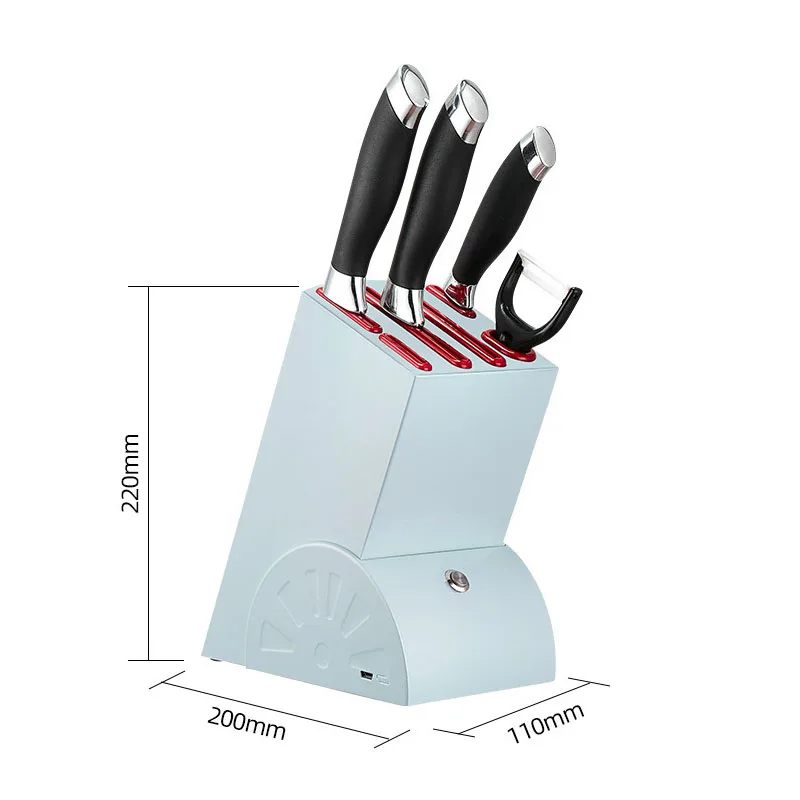 Smart UV Sterilization Knife Holder Stand for Kitchen Stainless Steel Knife Stand Kitchen Tools High End Kitchen Accessories
Smart UV Sterilization Knife Holder Stand for Kitchen Stainless Steel Knife Stand Kitchen Tools High End Kitchen Accessories
