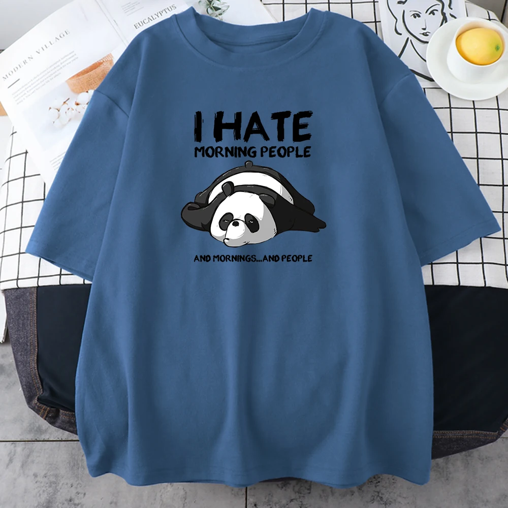 Забавная женская футболка, милая панда I Hate Morning People, футболка большого размера, Женский Повседневный свободный хлопковый топ, кавайная женс...
Забавная женская футболка, милая панда I Hate Morning People, футболка большого размера, Женский Повседневный свободный хлопковый топ, кавайная женс...