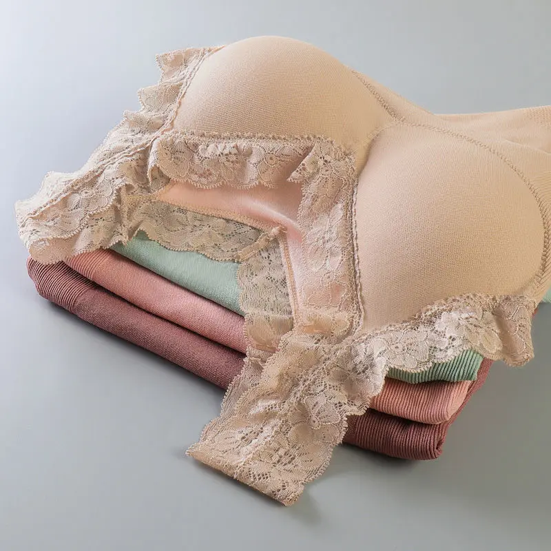 Women's Sexy Lingerie Shirt Bra Plush Keep Warm Vest Lace Camisole Breast Pad Bralette Crop Top Female Underwear Bustier Corset
Women's Sexy Lingerie Shirt Bra Plush Keep Warm Vest Lace Camisole Breast Pad Bralette Crop Top Female Underwear Bustier Corset