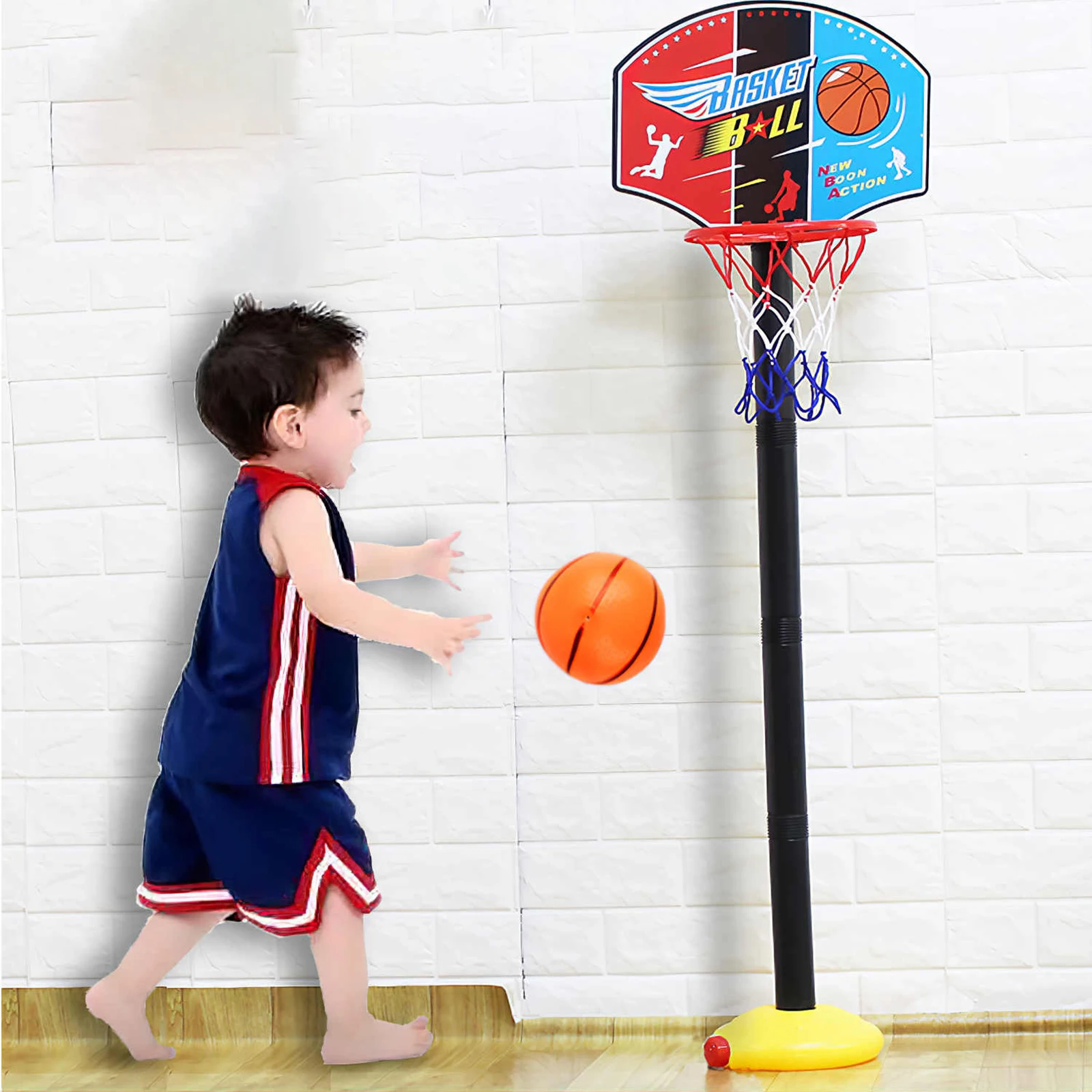 Liftable Children'S Basketball Hoop Indoor Basketball Hoop Set With Ball Basketball Toy Boy And Girl Indoor Sports Games Gift
Liftable Children'S Basketball Hoop Indoor Basketball Hoop Set With Ball Basketball Toy Boy And Girl Indoor Sports Games Gift