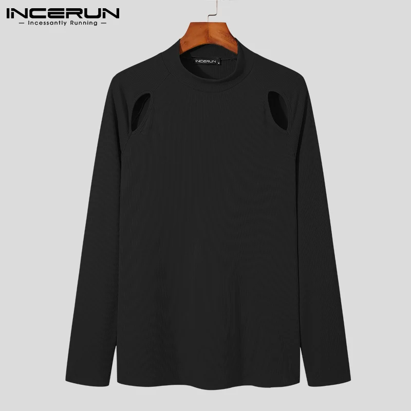 Solid Color Men T Shirt Round Neck Long Sleeve Hollow Out 2021 Casual Men Clothing Fitness Streetwear Fashion Camisetas INCERUN
Solid Color Men T Shirt Round Neck Long Sleeve Hollow Out 2021 Casual Men Clothing Fitness Streetwear Fashion Camisetas INCERUN