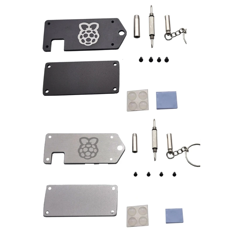 

1Set Ultra-thin ZV2 CNC Aluminum Alloy Protective Case Metal Enclosure Shell for Raspberry Pi Zero W Accessories