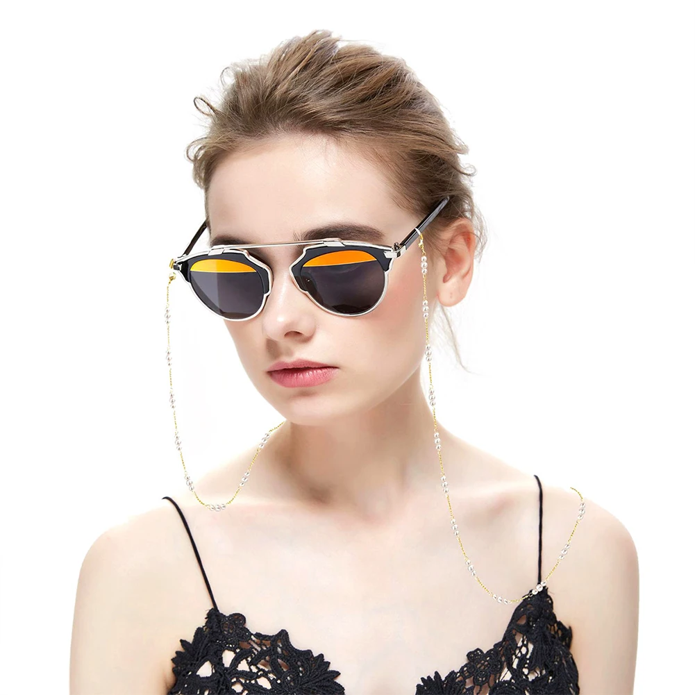 Fashion Pearl Metal Glasses Chain Reading Glasses Sunglasses Glasses Frame Neck Strap
Fashion Pearl Metal Glasses Chain Reading Glasses Sunglasses Glasses Frame Neck Strap