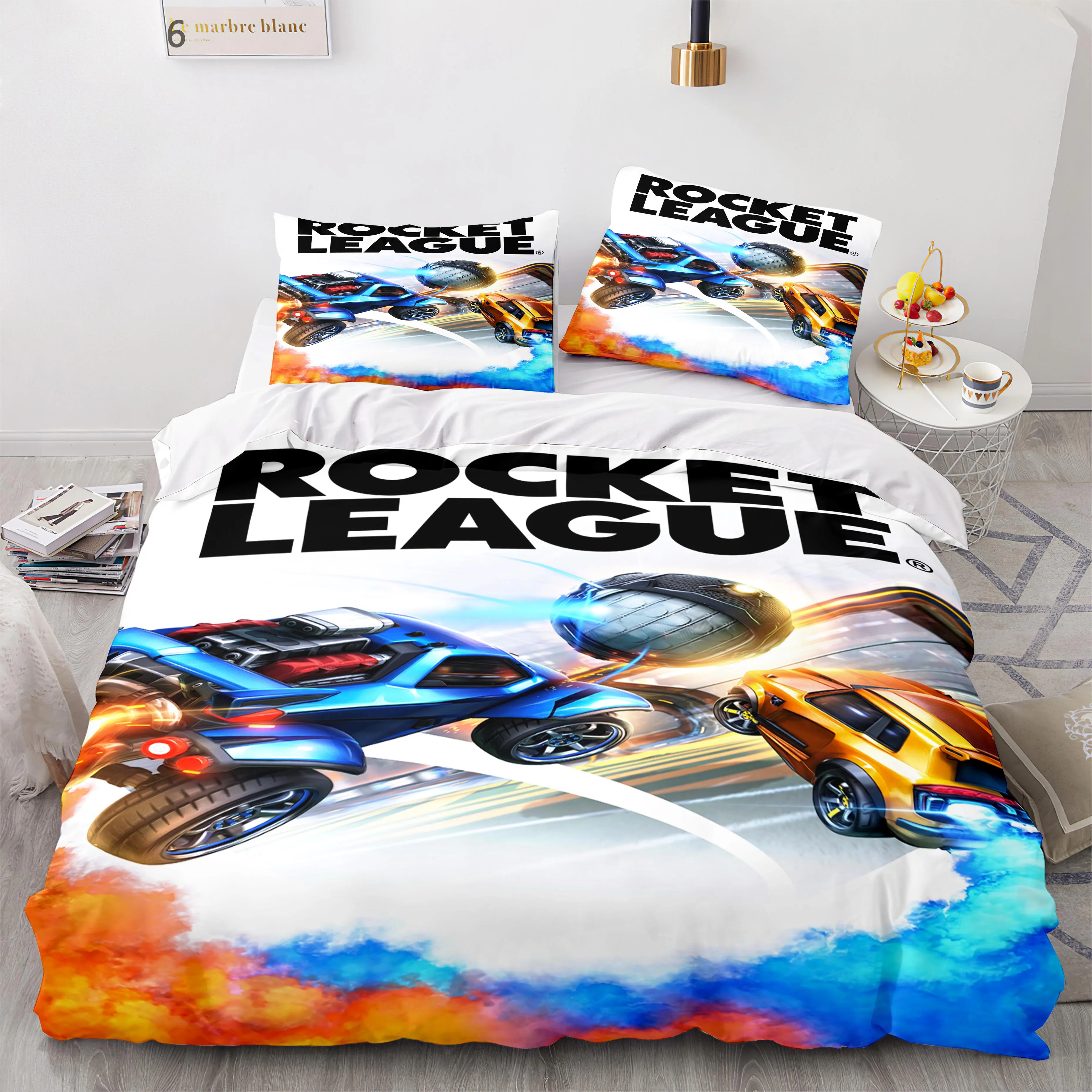 Game Rocket League Bedding Set Bedspread Single Twin Full Queen King Size Sports Car Bed Set Children's Bedroom Duvetcover 6
Game Rocket League Bedding Set Bedspread Single Twin Full Queen King Size Sports Car Bed Set Children's Bedroom Duvetcover 6