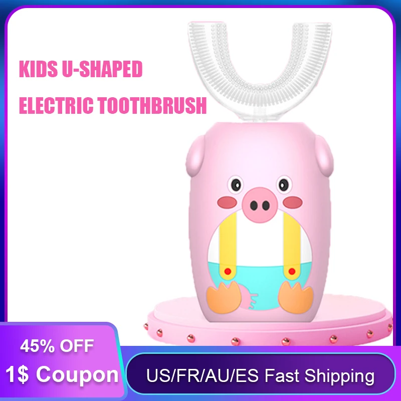360 Degrees Electric Toothbrush Kids Pet Toothbrush Silicone Automatic Tooth Brush Cartoon Pattern Children Oral Care Sonic
360 Degrees Electric Toothbrush Kids Pet Toothbrush Silicone Automatic Tooth Brush Cartoon Pattern Children Oral Care Sonic