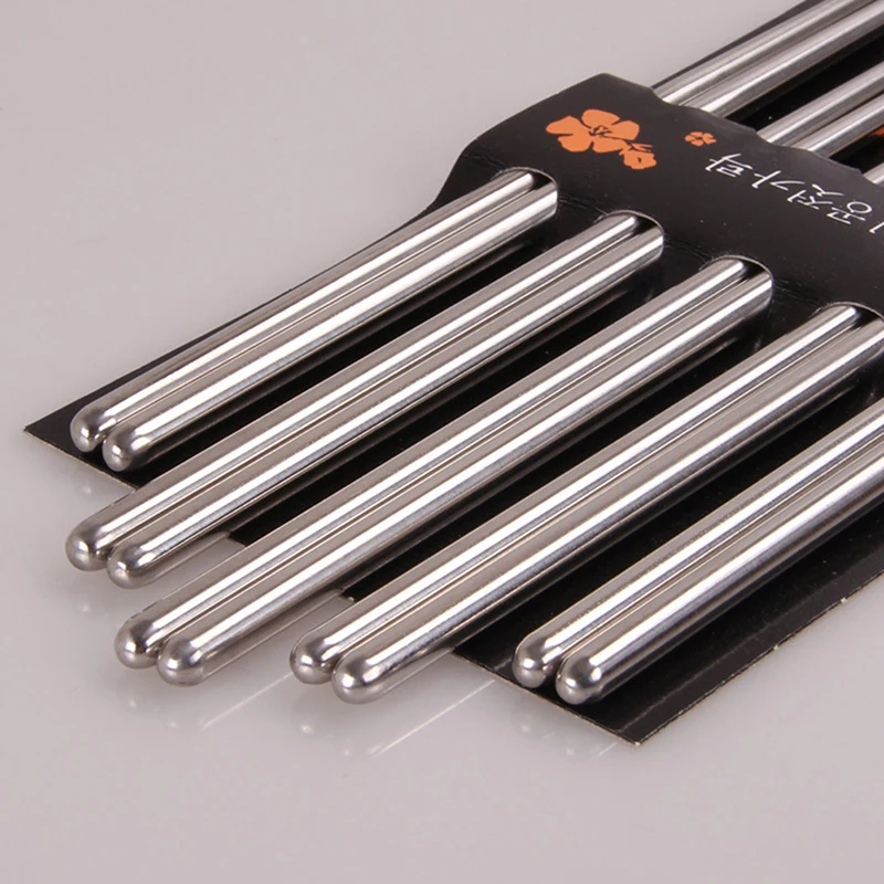 New Fashion Chinese ChopSticks 3 Types Round/square/spiral Stainless Steel Chopsticks 5 Pairs High Quality 22.5*10.5cm
New Fashion Chinese ChopSticks 3 Types Round/square/spiral Stainless Steel Chopsticks 5 Pairs High Quality 22.5*10.5cm