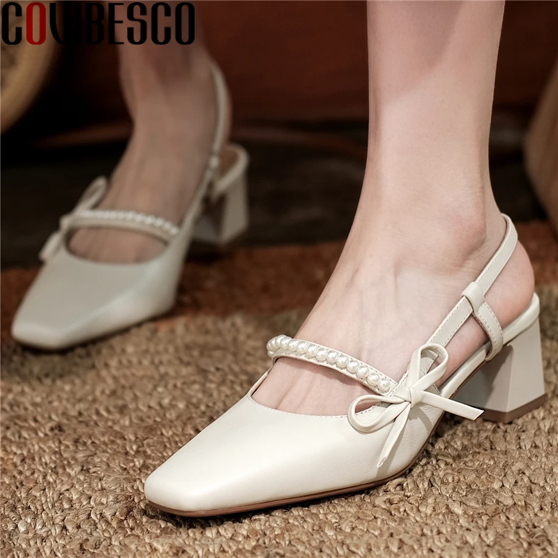 COVIBESCO Square Toe Women Sandals Genuine Leather Pumps Fashion Elegant Butterfly-Knot High Heels Office Lady Party Shoes Woman
COVIBESCO Square Toe Women Sandals Genuine Leather Pumps Fashion Elegant Butterfly-Knot High Heels Office Lady Party Shoes Woman