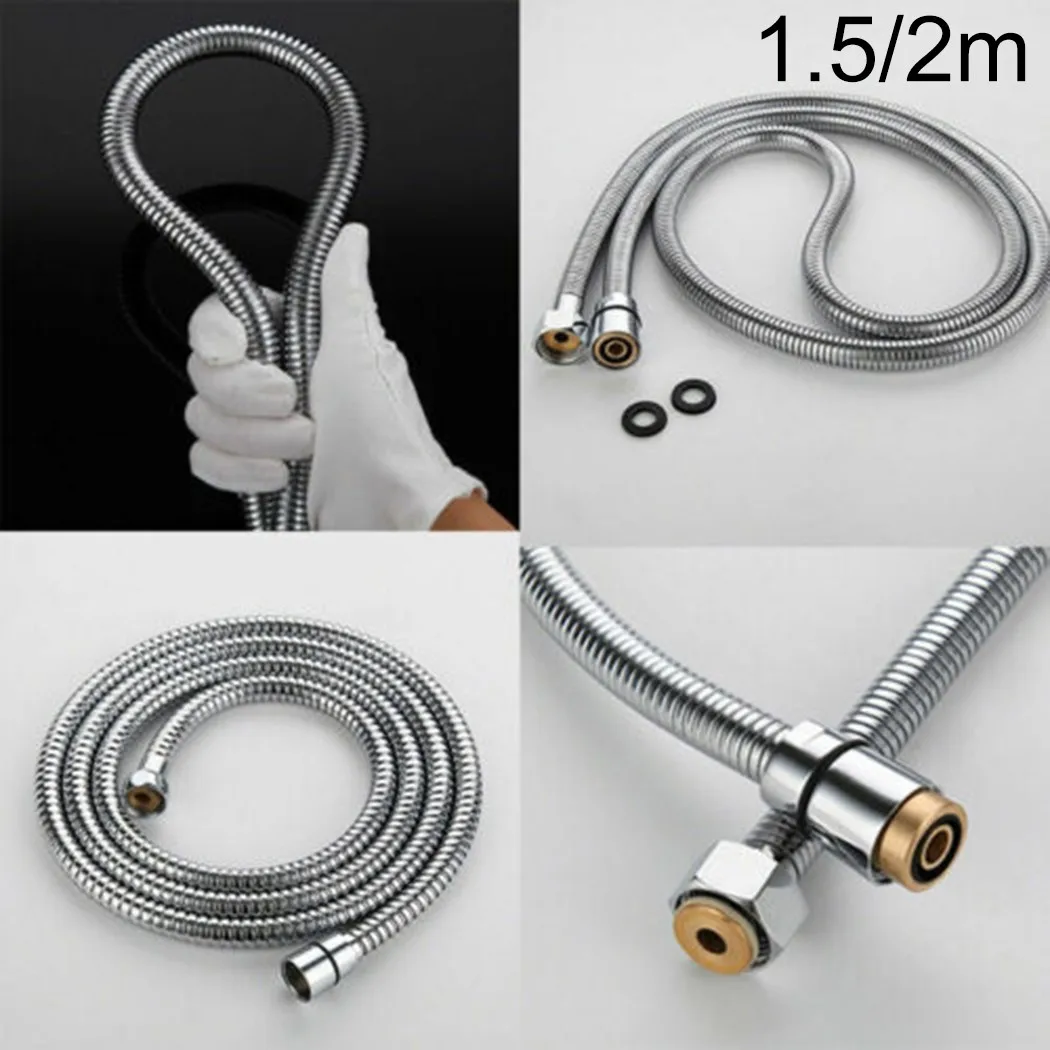 Shower Hose 1.5M To 2M Chrome Bath Flexible Stainless Steel Replacement Pipe Durable And Practical Shower Head Hose
Shower Hose 1.5M To 2M Chrome Bath Flexible Stainless Steel Replacement Pipe Durable And Practical Shower Head Hose
