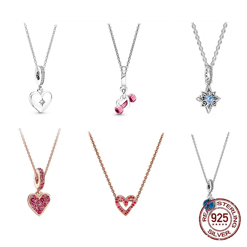 Серебро 925 пробы, подходит к оригинальной классической модели Pandora, сочетается с подвеской из бисера, модное ожерелье с подвеской-цепочкой
Серебро 925 пробы, подходит к оригинальной классической модели Pandora, сочетается с подвеской из бисера, модное ожерелье с подвеской-цепочкой