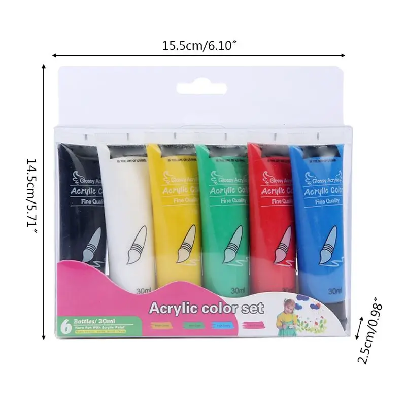 2021 New 6 Colors 30ml Professional Acrylic Paint Set Drawing Painting Pigment Wall Hand-painted for Kids DIY Artist
2021 New 6 Colors 30ml Professional Acrylic Paint Set Drawing Painting Pigment Wall Hand-painted for Kids DIY Artist