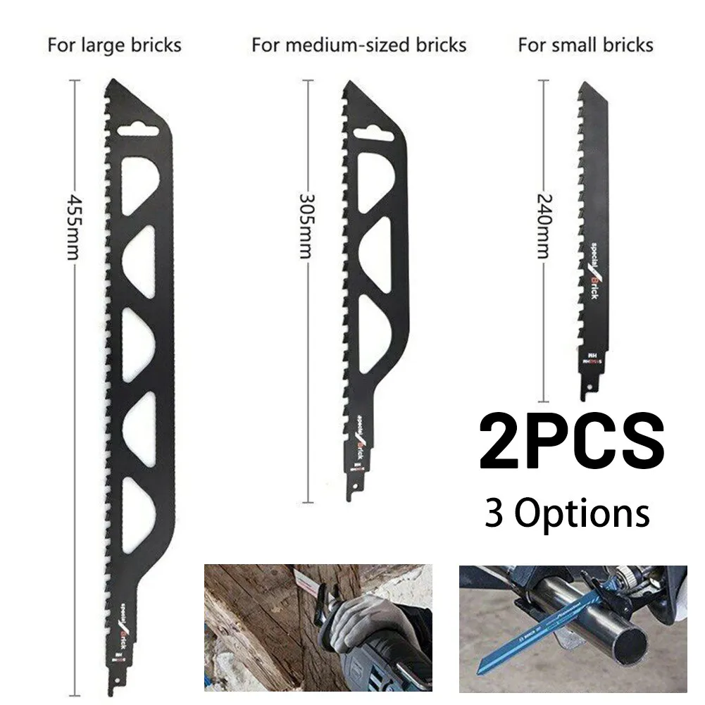 2 Pcs Reciprocating Saw Blade Cutting Tools Saw Blade Brick Stone Cutting For Saber Saws Woodworking Tools
2 Pcs Reciprocating Saw Blade Cutting Tools Saw Blade Brick Stone Cutting For Saber Saws Woodworking Tools