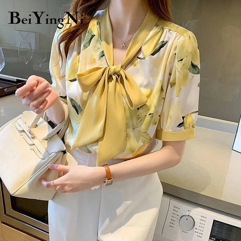 Beiyingni Women Shirts Printed All-match Lace-up Fashion Chic High Street Blouses Female Casual Simple Sweet Blusa Woman Vintage
Beiyingni Women Shirts Printed All-match Lace-up Fashion Chic High Street Blouses Female Casual Simple Sweet Blusa Woman Vintage