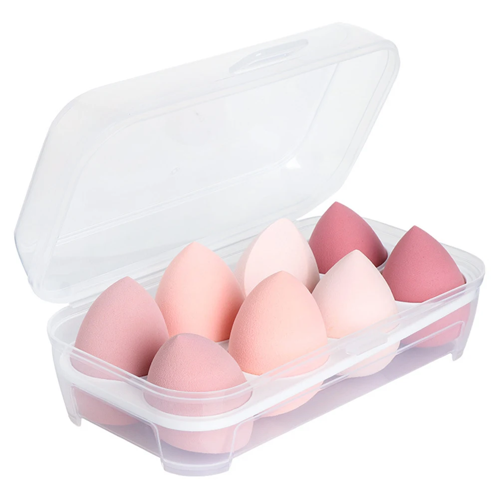8pcs Cosmetic Puff Makeup Foundation Sponge Water-drop Egg Shape Powder Puff With Storage Box Make Up Tools
8pcs Cosmetic Puff Makeup Foundation Sponge Water-drop Egg Shape Powder Puff With Storage Box Make Up Tools