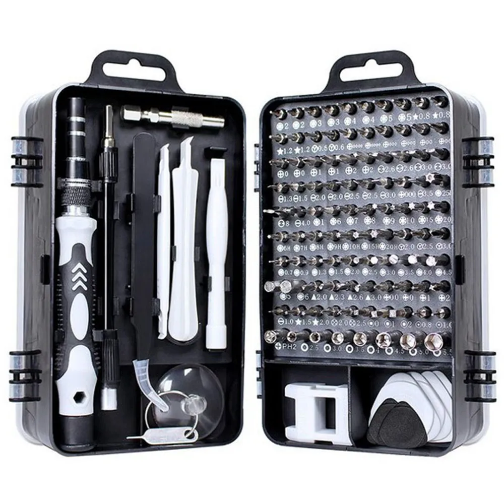 115 In 1 Screwdriver Set Multi-Function Manual Repair Tool Box Home Multi-Use Repair Mobile Phone Computer Disassembly Tool Box
115 In 1 Screwdriver Set Multi-Function Manual Repair Tool Box Home Multi-Use Repair Mobile Phone Computer Disassembly Tool Box