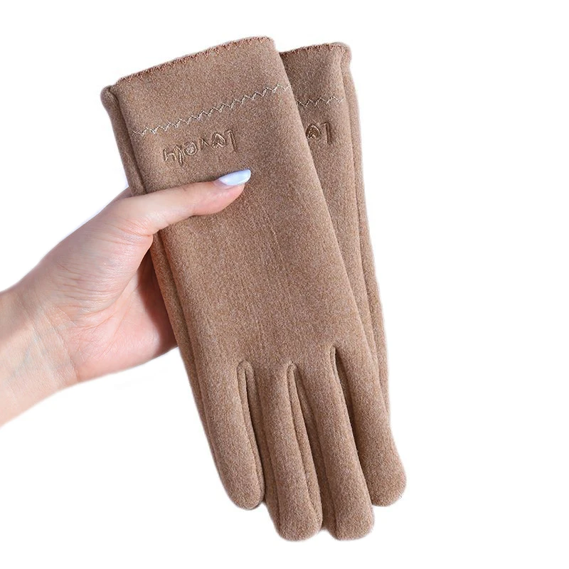 Winter Women Keep Warm Touch Screen Plus Velvet Fluffy Thicken Fashion Outdoor Embroidery Cycling Drive Elegant Mittens Gloves
Winter Women Keep Warm Touch Screen Plus Velvet Fluffy Thicken Fashion Outdoor Embroidery Cycling Drive Elegant Mittens Gloves
