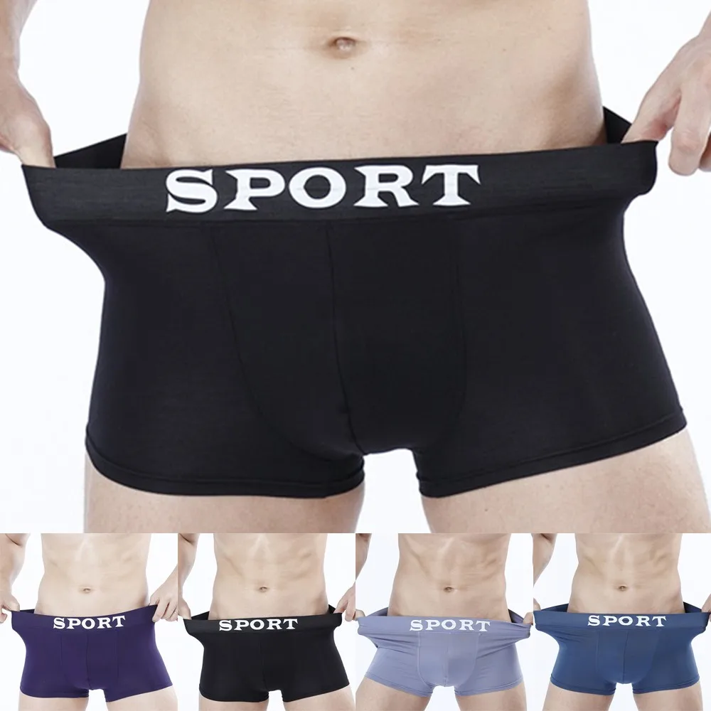 Men Comfy Cotton Underwear Boxer Bulge Pouch Underpants Solid Color Sport Boxer Shorts Sexy Man Breathable Brief Pant 
Men Comfy Cotton Underwear Boxer Bulge Pouch Underpants Solid Color Sport Boxer Shorts Sexy Man Breathable Brief Pant