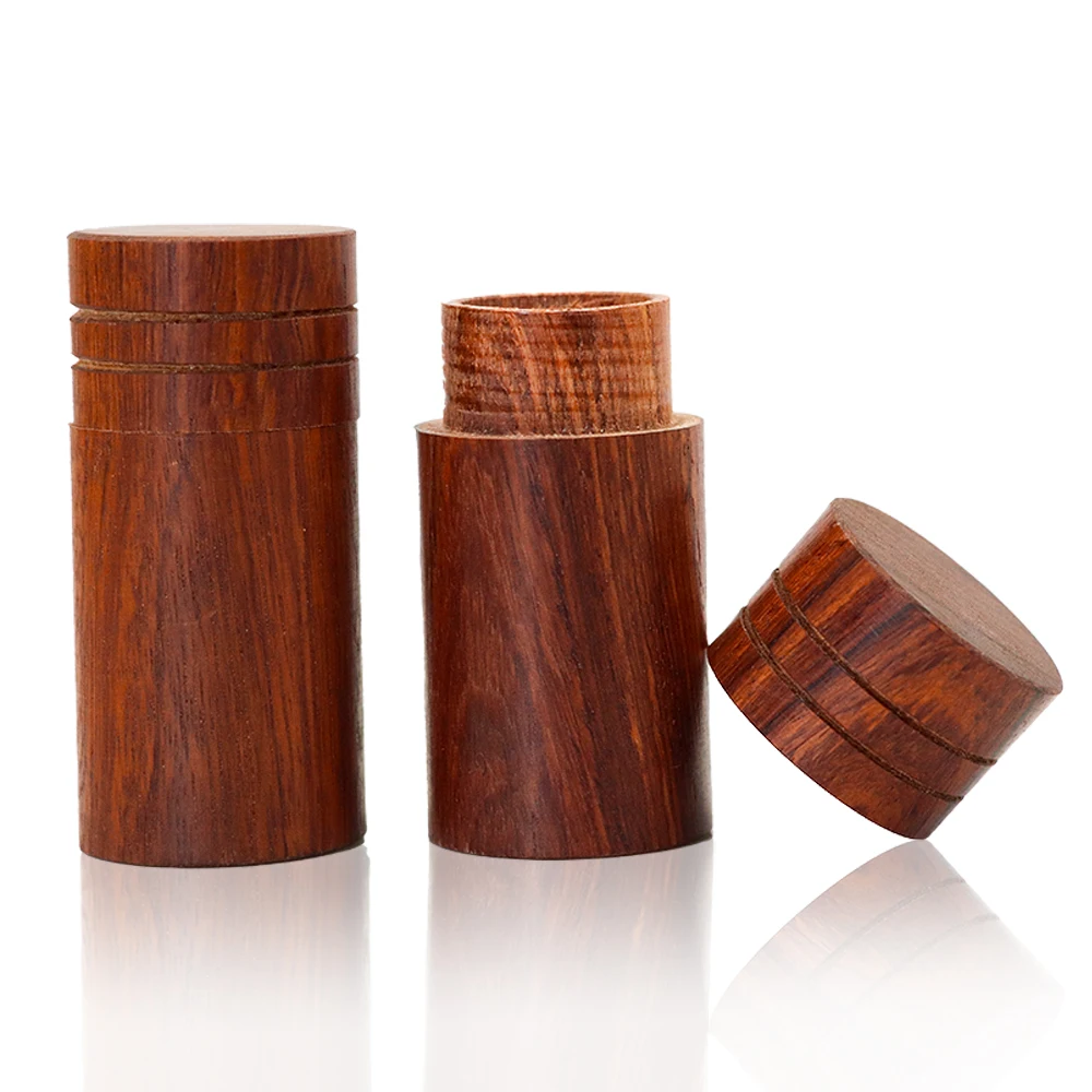 LeafMan Rosewood Wooden Herb Container Natural Fresh Wood Scent Airtight Stash Jar Seal Tobacco Herb Pocket Size
LeafMan Rosewood Wooden Herb Container Natural Fresh Wood Scent Airtight Stash Jar Seal Tobacco Herb Pocket Size