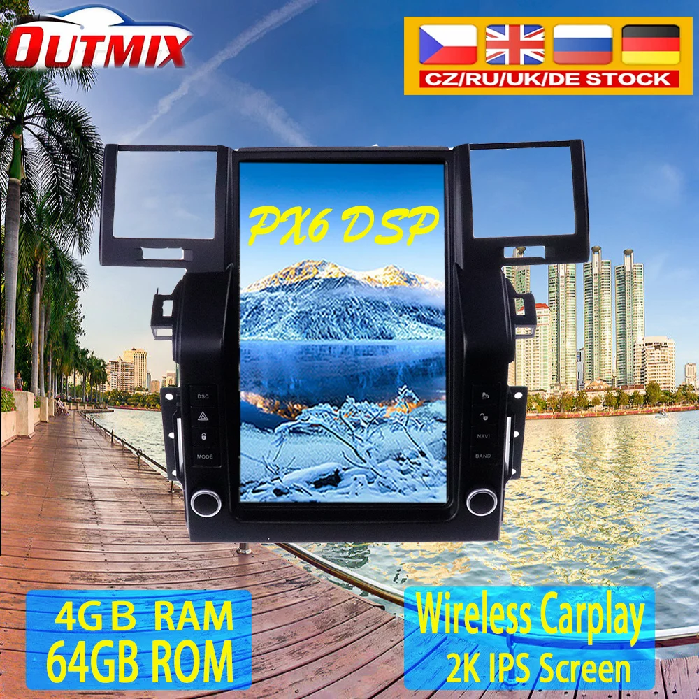 4G SIM LTE For Land Rover Range Rover Sport 2006 - 2008 Radio Android Tesla Style Car Multimedia Player 4GB 64G GPS Navigation
4G SIM LTE For Land Rover Range Rover Sport 2006 - 2008 Radio Android Tesla Style Car Multimedia Player 4GB 64G GPS Navigation