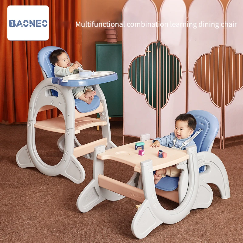 

BN детский высокий стул многофункциональный складной портативный детский обеденный стол для обучения сидячий стул 2 в 1 обеденный стул