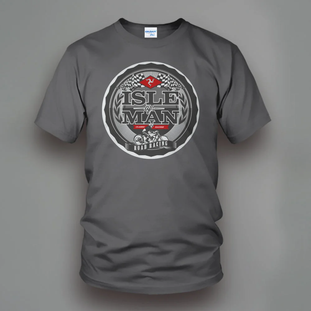 2020 Summer T Shirt Classical Solid Color Short Sleeve Hot Sale 100% cotton Isle Of Man TT Charcoal Motorcycle Route Tee Shirt
2020 Summer T Shirt Classical Solid Color Short Sleeve Hot Sale 100% cotton Isle Of Man TT Charcoal Motorcycle Route Tee Shirt