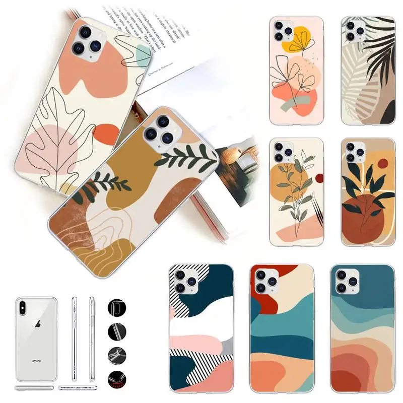 Retro Abstract Geometry Leaf aesthetics Art Phone Case for iPhone 11 12 13 mini pro XS MAX 8 7 6 6S Plus X 5S SE 2020 XR case
Retro Abstract Geometry Leaf aesthetics Art Phone Case for iPhone 11 12 13 mini pro XS MAX 8 7 6 6S Plus X 5S SE 2020 XR case