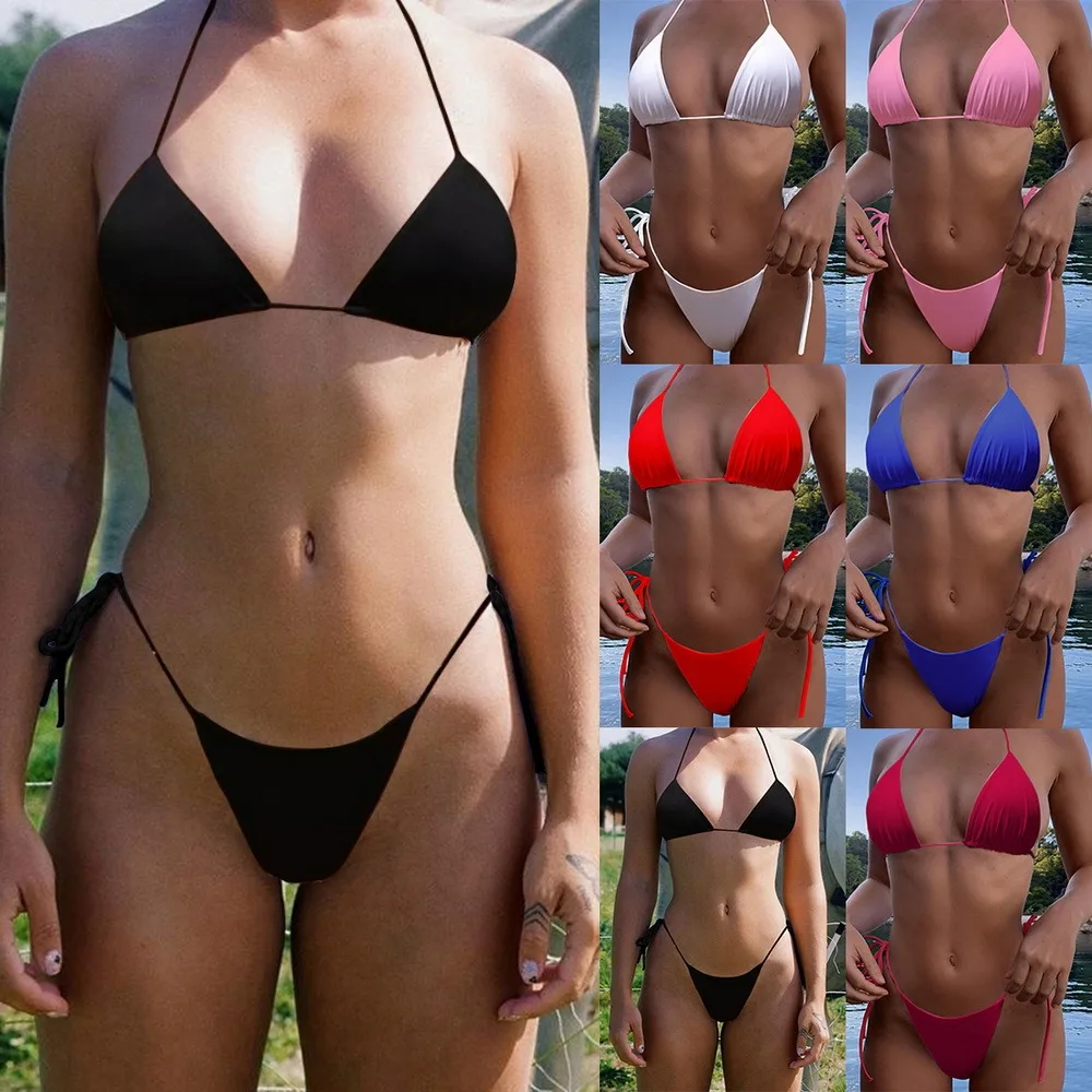 Women'S Swimwear 2021 Push Up Bikini Swimsuit With Ties Brazilian Swimsuit Bathing Suit Push-Up Bra Bikini Set 2pc Swimming Suit
Women'S Swimwear 2021 Push Up Bikini Swimsuit With Ties Brazilian Swimsuit Bathing Suit Push-Up Bra Bikini Set 2pc Swimming Suit