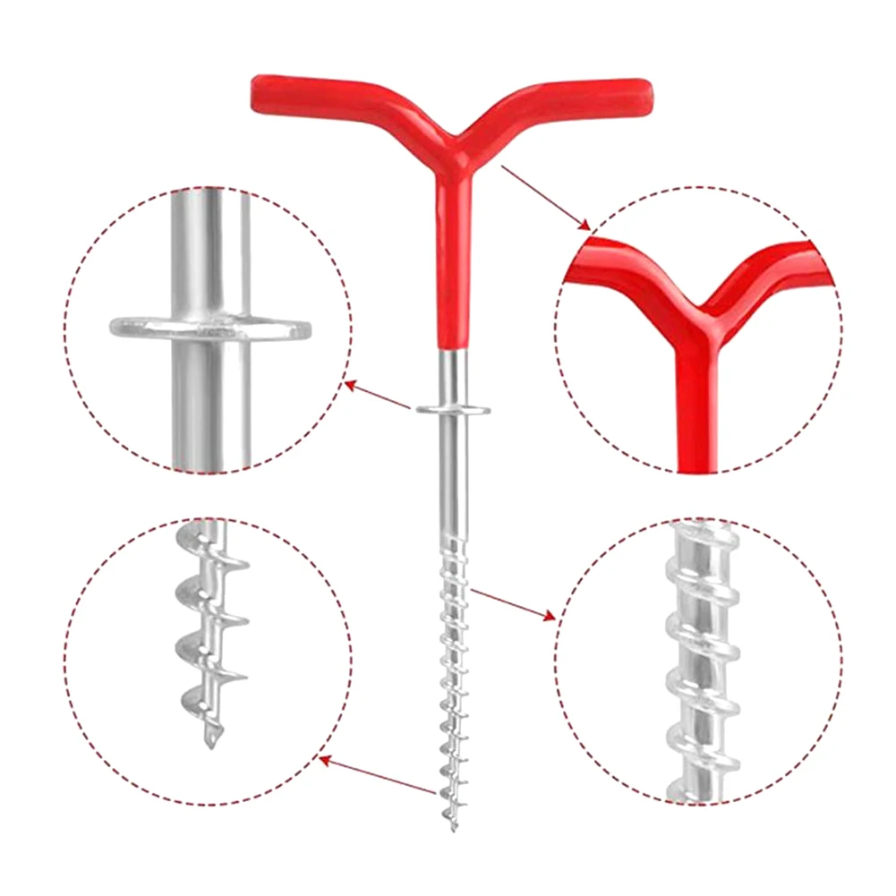 2PCS Tent Pegs Multipurpose Practical Spiral Rod Fixed Ice Drill Auger Holder Fishing Tackle Accessory Wholesale Dropshipping
2PCS Tent Pegs Multipurpose Practical Spiral Rod Fixed Ice Drill Auger Holder Fishing Tackle Accessory Wholesale Dropshipping
