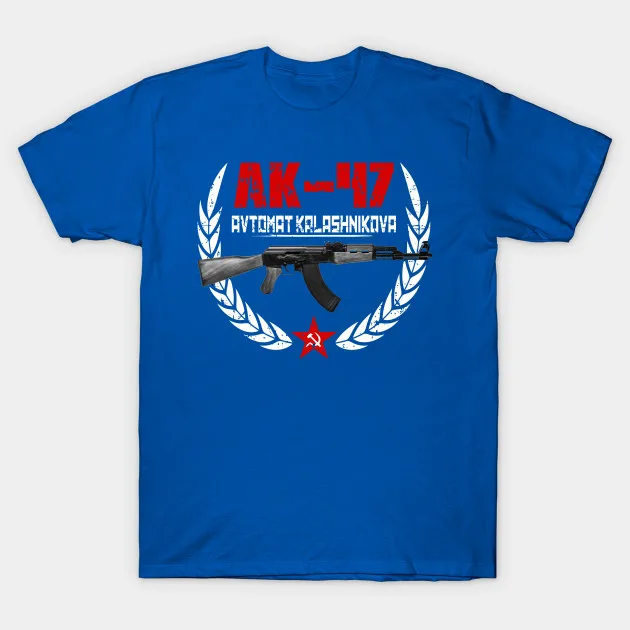 Soviet Union AK47 Kalashnikov Automatic Rifle Russian Assault Rifle T-Shirt Cotton O-Neck Short Sleeve Men's T Shirt Size S-3XL
Soviet Union AK47 Kalashnikov Automatic Rifle Russian Assault Rifle T-Shirt Cotton O-Neck Short Sleeve Men's T Shirt Size S-3XL