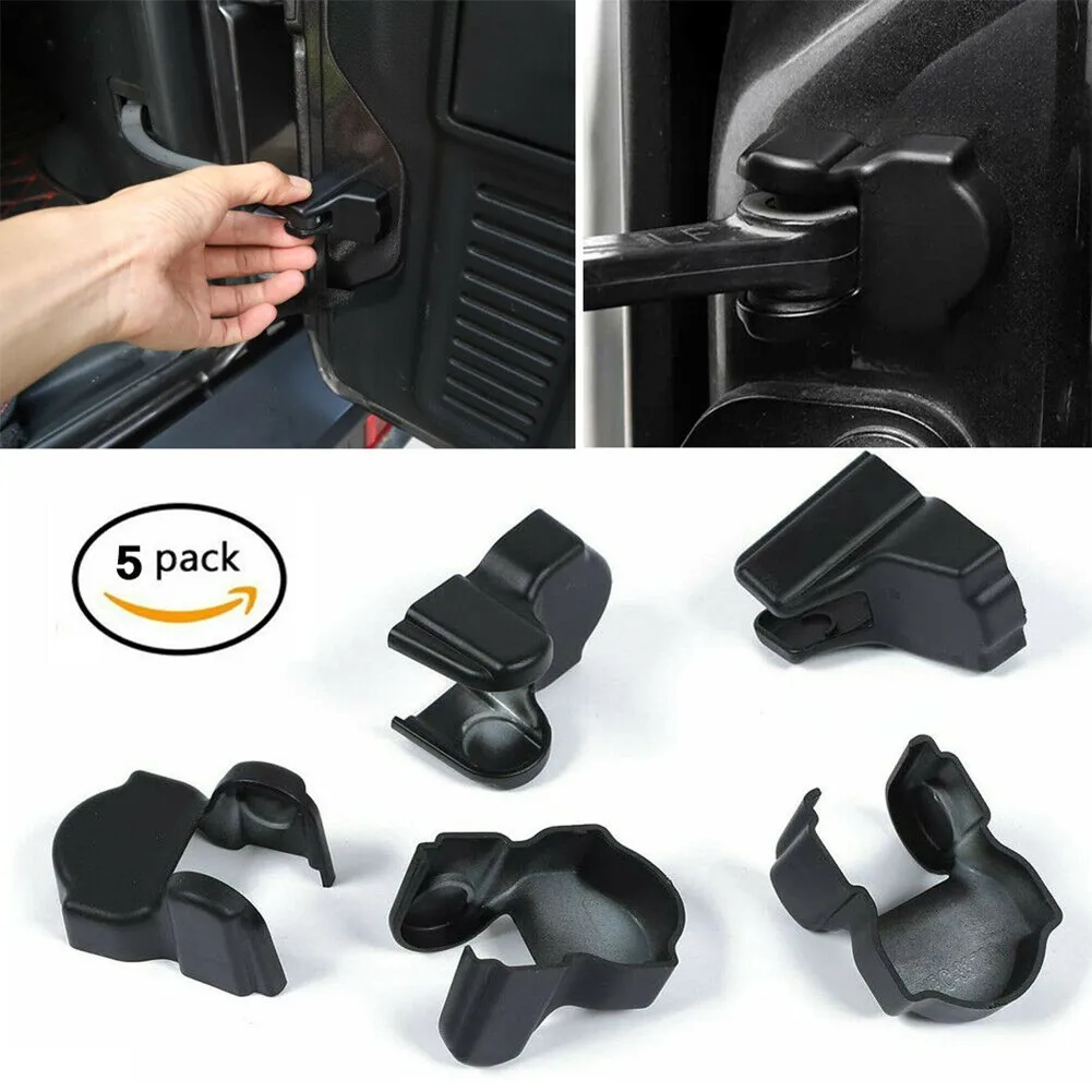 Matte Black Protector Trim Cover For Jeep Wrangler JL JT 2018+ Matte Black Interior Door Stopper Cover Trim 5pcs
Matte Black Protector Trim Cover For Jeep Wrangler JL JT 2018+ Matte Black Interior Door Stopper Cover Trim 5pcs