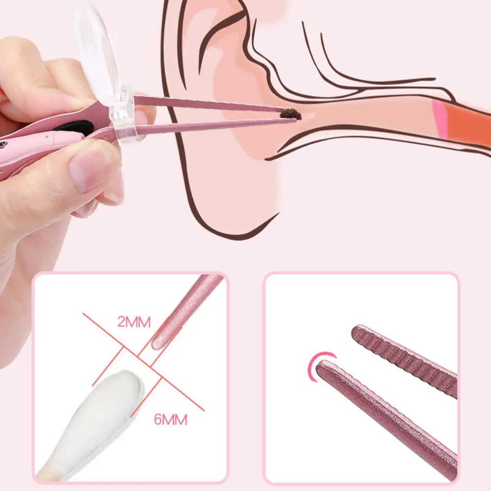 1Set of Glowing Earpick Ear Cleaner Curette Earwax Removal Earpick Cleaning Tool Earpick for Kids Children With PVC Box
1Set of Glowing Earpick Ear Cleaner Curette Earwax Removal Earpick Cleaning Tool Earpick for Kids Children With PVC Box