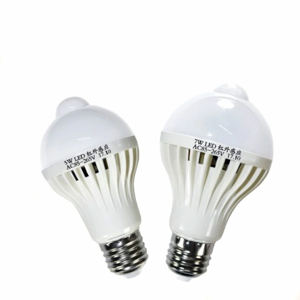 Led Pir Motion Sensor Lamp 5w 220v Led Bulb 7w 9w 12w Auto Smart Led Pir Infrared Body Sound + Light E27 Motion Sensor Light
Led Pir Motion Sensor Lamp 5w 220v Led Bulb 7w 9w 12w Auto Smart Led Pir Infrared Body Sound + Light E27 Motion Sensor Light