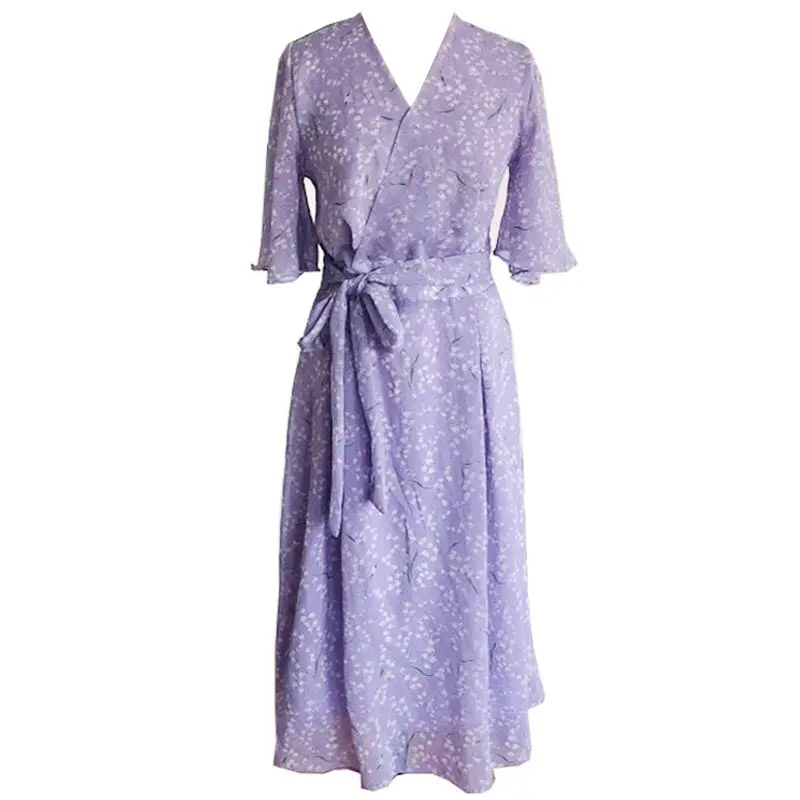 Summer 2020 Platycodon Grandiflorum French Style Fairy Little Fresh Vintage Floral Chiffon Dress Waist-Tight Slim Fit Sweet
Summer 2020 Platycodon Grandiflorum French Style Fairy Little Fresh Vintage Floral Chiffon Dress Waist-Tight Slim Fit Sweet