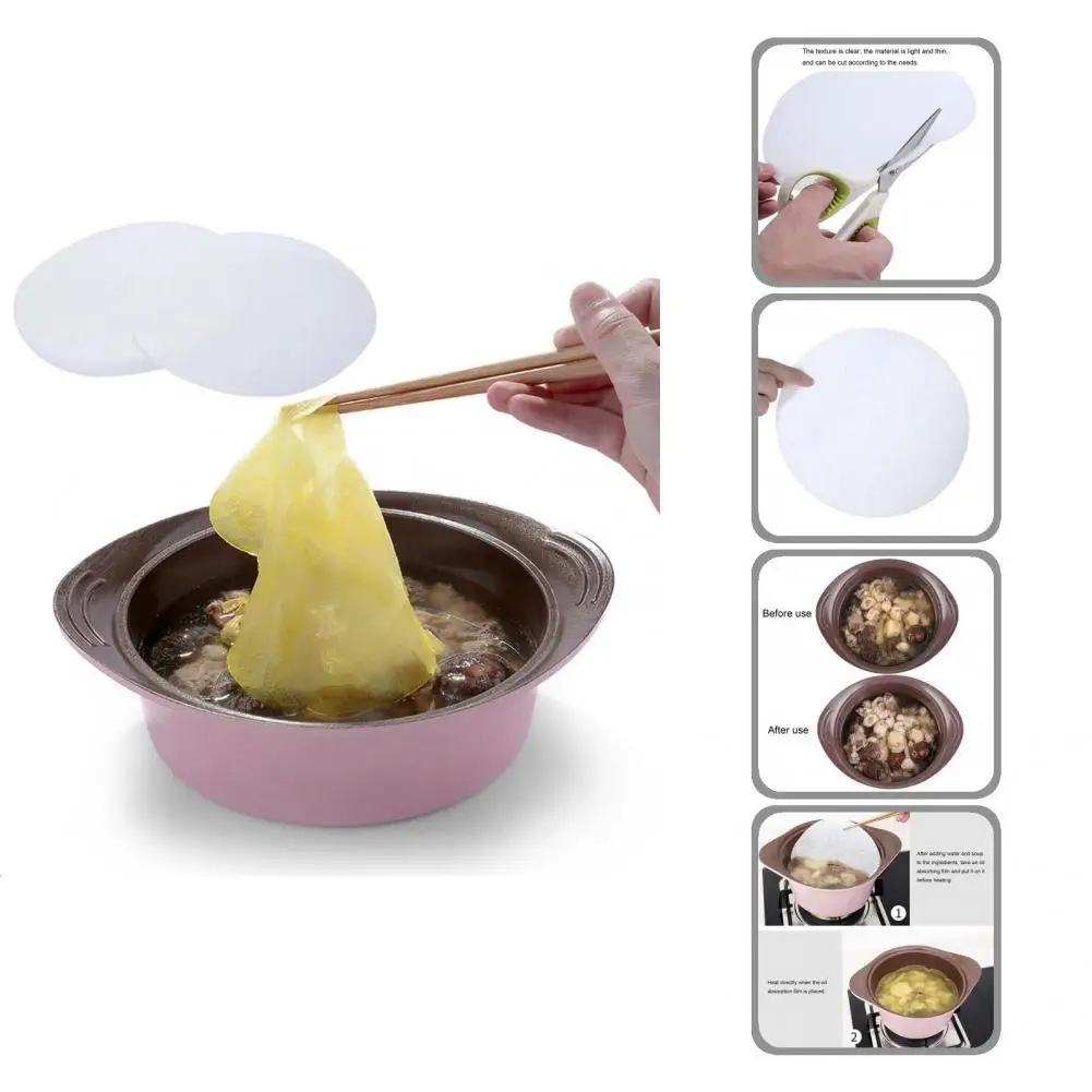 Simple Kitchen Oil-absorbing Paper Eco-friendly Non Woven Fabric Fat Absorbers Sheet Fat Absorbers Sheet 1 Bag
Simple Kitchen Oil-absorbing Paper Eco-friendly Non Woven Fabric Fat Absorbers Sheet Fat Absorbers Sheet 1 Bag