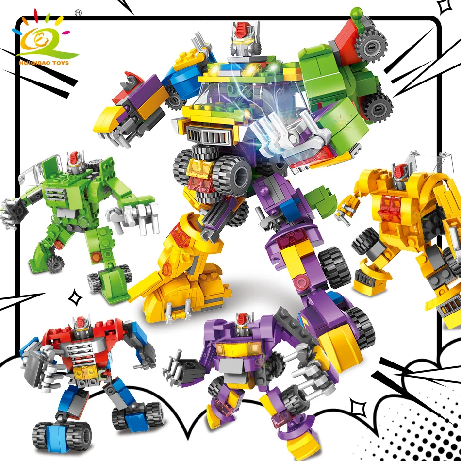 CB 4in1 444PCS Transformation Robot Building Block City Car Truck Mecha Construction Bricks DIY Assembly Toy For Children
CB 4in1 444PCS Transformation Robot Building Block City Car Truck Mecha Construction Bricks DIY Assembly Toy For Children
