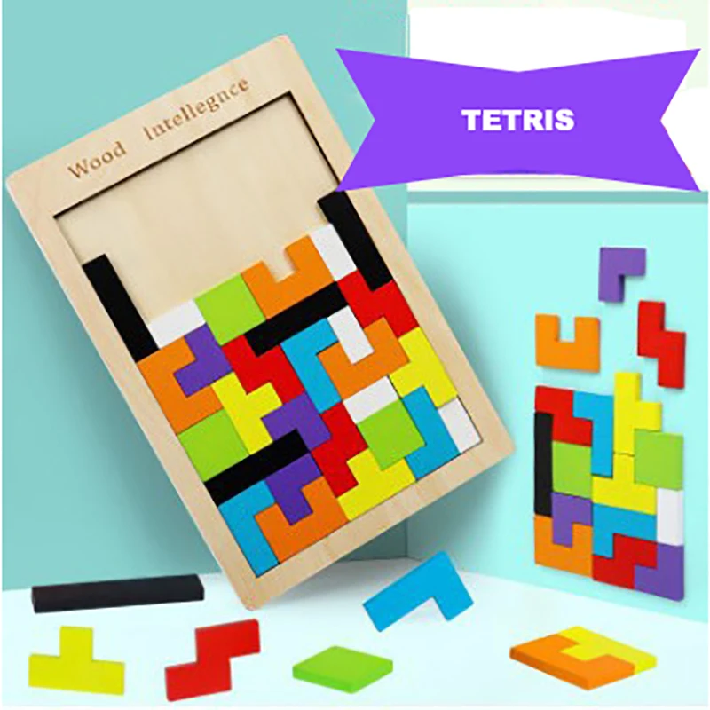 Children's Educational Enlightenment Wooden Toys Tetris Manual Brain Building Blocks Baby Jigsaw Puzzle
Children's Educational Enlightenment Wooden Toys Tetris Manual Brain Building Blocks Baby Jigsaw Puzzle