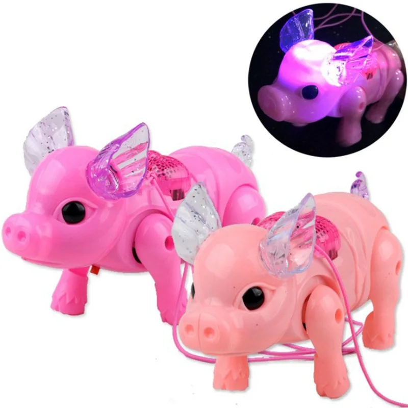 

Flashing Walking Pig Toys Boys Funny Musical Pig Electronic Pets Toy Children Interactive Gadgets Electronic Toys Boy Girl Gifts