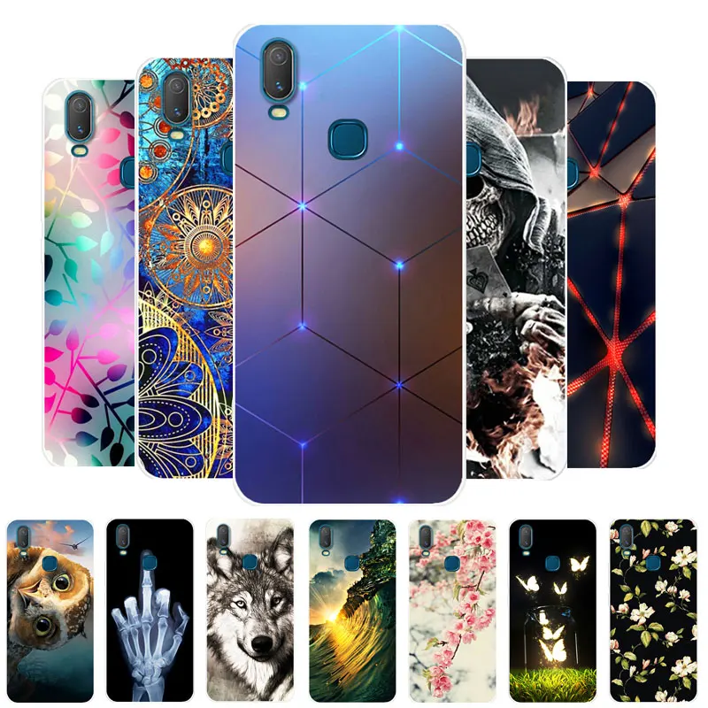 6 35 "для Vivo Y11 чехол 2019 силиконовый ТПУ мягкий для задней панели на телефона VivoY11 Y